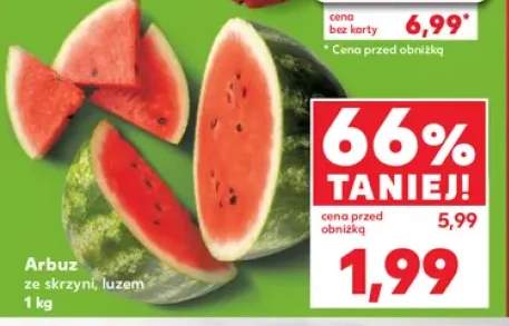 Arbuz ze skrzyni luzem