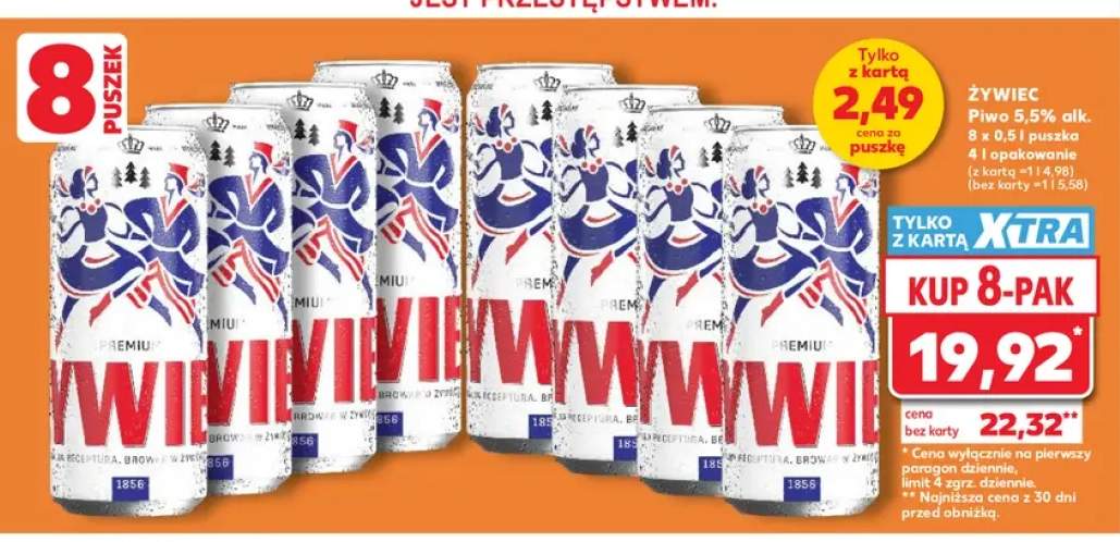 Piwo Żywiec 8-pak 500 ml