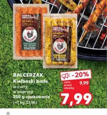 Kiełbaski białe w curry Balcerzak +1 wariant