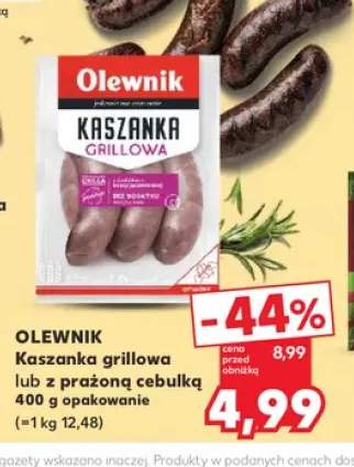 Kaszanka grillowa Olewnik +1 wariant