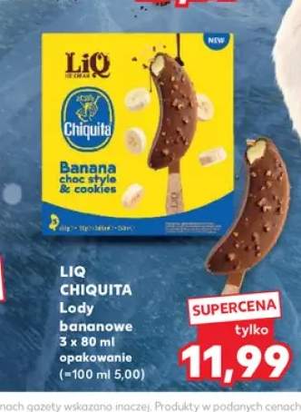 Lody bananowe Chiquita LiQ 3-pak 80 ml