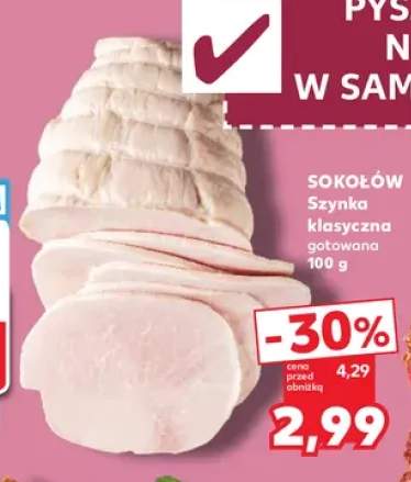 Szynka klasyczna gotowana Sokołów
