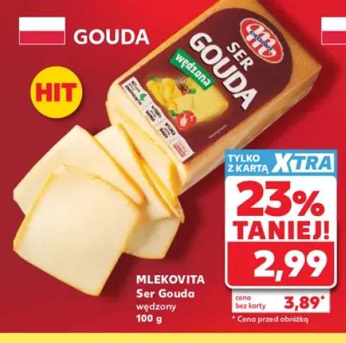 Ser Gouda wędzony Mlekovita