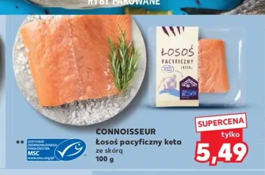 Łosoś pacyficzny keta ze skórą Connoisseur
