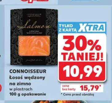 Łosoś wędzony na zimno w plastrach Connoisseur