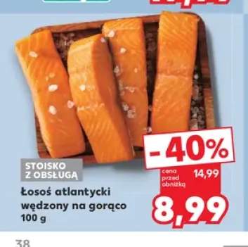 Łosoś atlantycki wędzony na gorąco