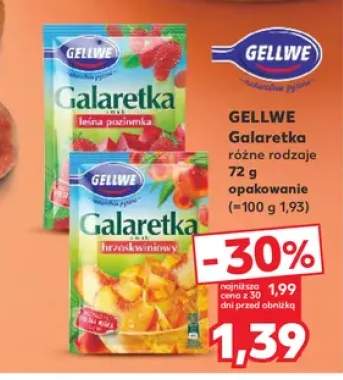 Galaretka Gellwe leśna poziomka +1 wariant