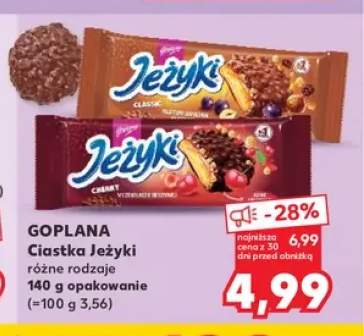 Ciastka Jeżyki Goplana Classic +1 wariant