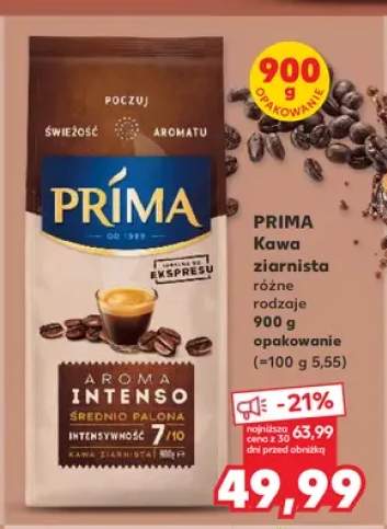 Kawa ziarnista Prima Aroma Intenso