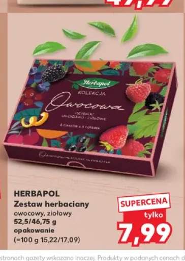 Zestaw herbaciany owocowy ziołowy Herbapol