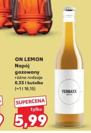 Napój gazowany On Lemon Yerbata