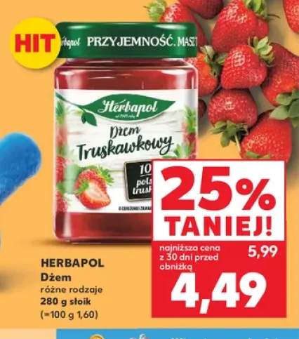 Dżem truskawkowy Herbapol