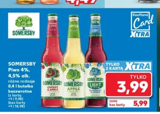 Piwo Somersby Cherry & Apple +2 warianty