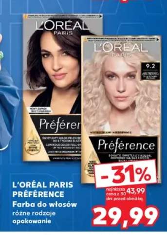 Farba do włosów L'Oréal Paris Préférence