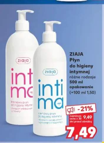 Płyn do higieny intymnej Ziaja Intima