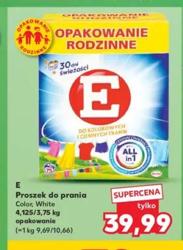 Proszek do prania E Color +1 wariant