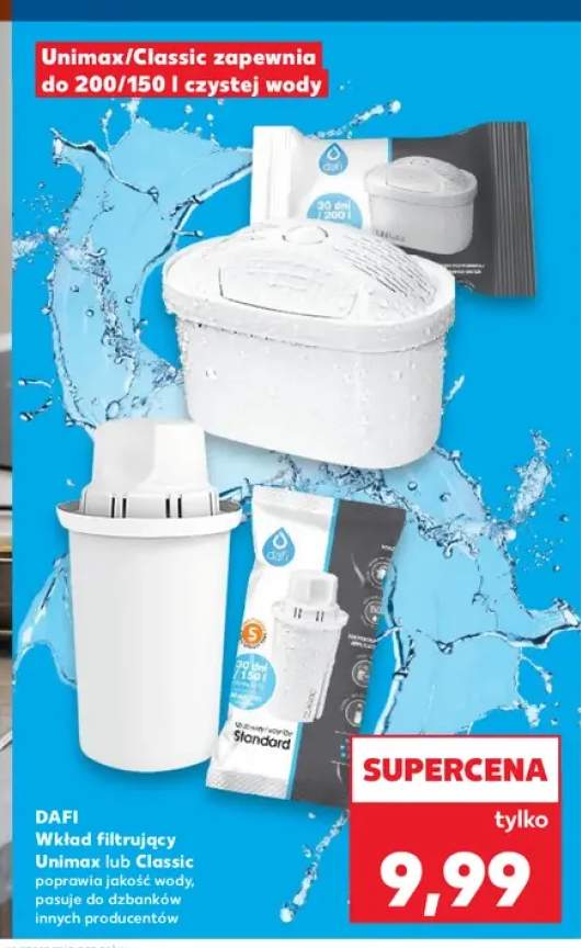Wkład filtrujący Dafi Unimax +1 wariant