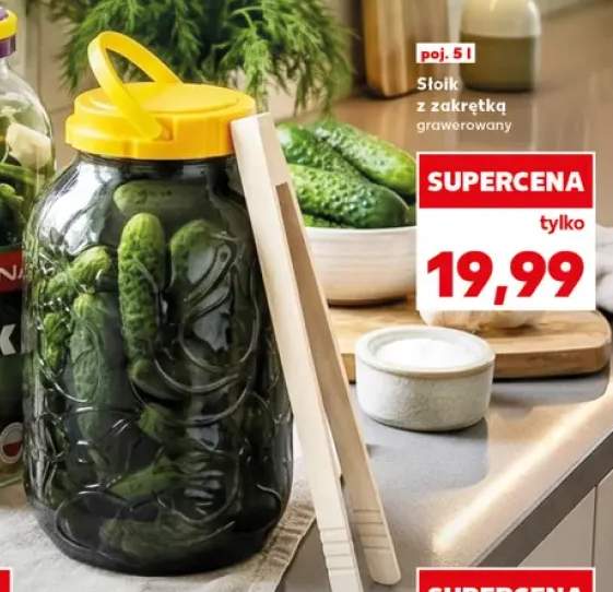 Słoik z zakrętką grawerowany 5 l