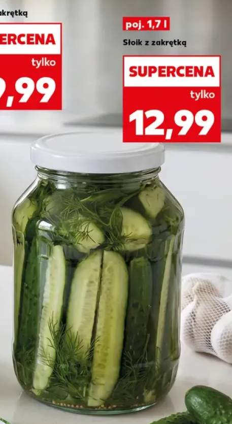 Słoik z zakrętką 1,7 l
