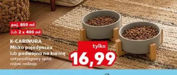 Miska pojedyncza na karmę K-Carinura +1 wariant