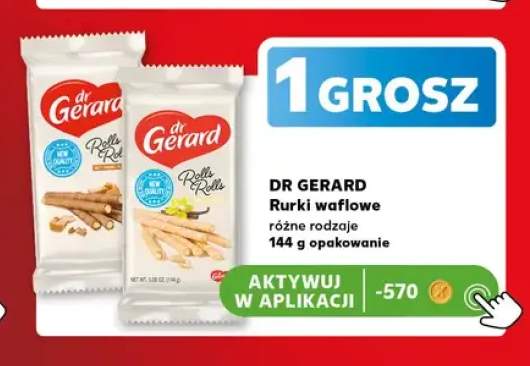 Rurki waflowe Rolls Duo Salted Caramel Dr Gerard +1 wariant