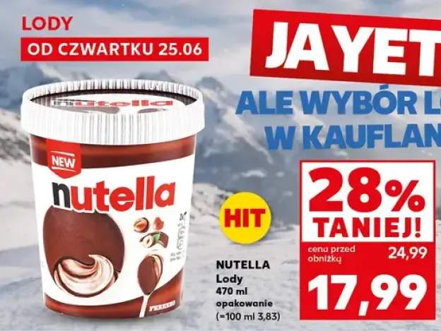 Lody Nutella