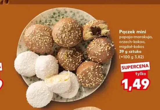 Pączek mini papaja-marakuja +2 warianty