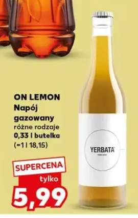 Napój gazowany On Lemon Yerbata