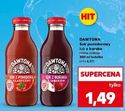 Sok pomidorowy Dawtona +1 wariant