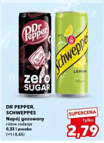 Napój gazowany Schweppes Lemon +1 wariant