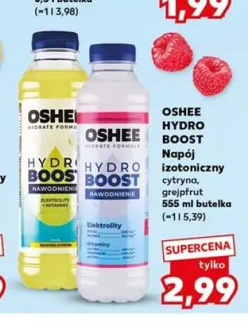 Napój izotoniczny Oshee Hydro Boost cytryna +1 wariant