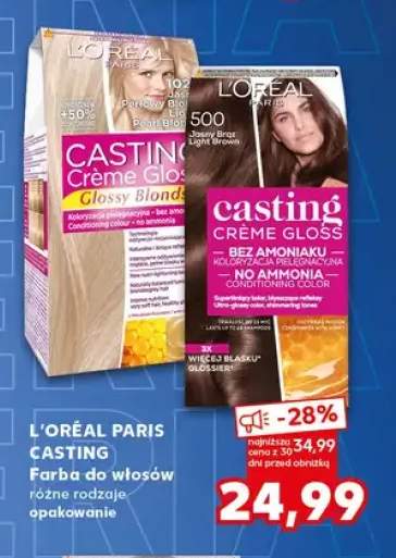 Farba do włosów L'Oréal Paris Casting Crème Gloss 102 Perłowy Blond +1 wariant