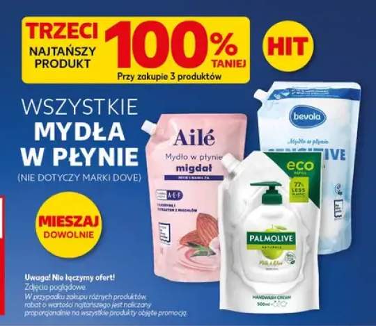 Mydła w płynie +3 warianty