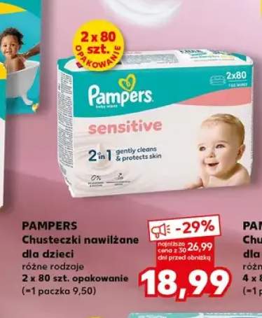 Chusteczki nawilżane dla dzieci Pampers