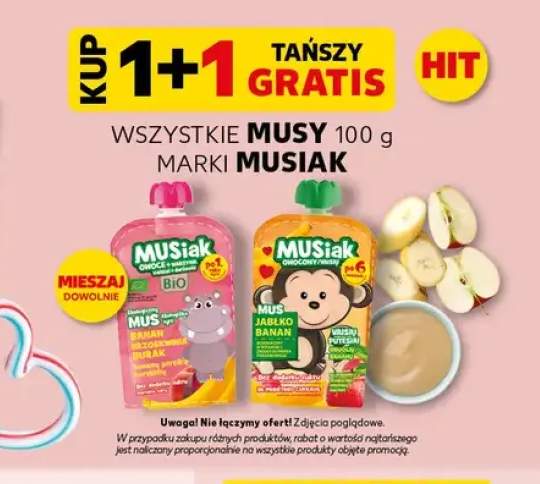 Musy 100 g marki Musiak +2 warianty