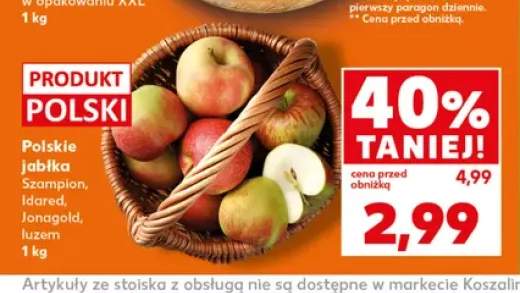 Jabłka Idared polskie +2 warianty