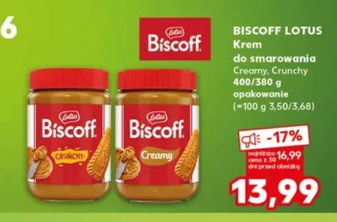 Krem do smarowania Biscoff Lotus Crunchy +1 wariant
