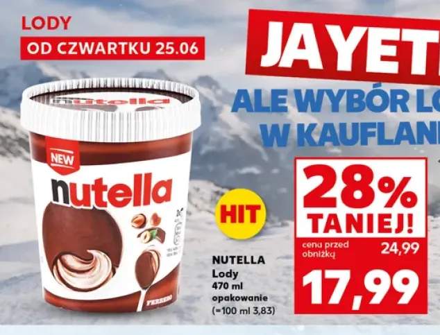 Lody Nutella