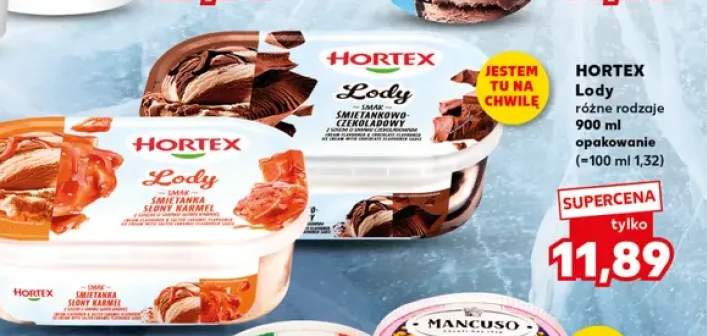 Lody Śmietankowo-Czekoladowe Hortex +1 wariant