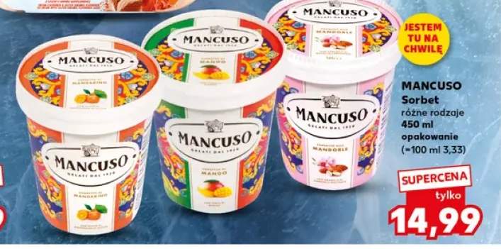 Sorbet Mandarino Mancuso +2 warianty