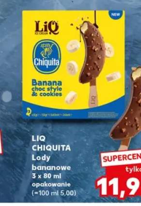 Lody bananowe LiQ Chiquita