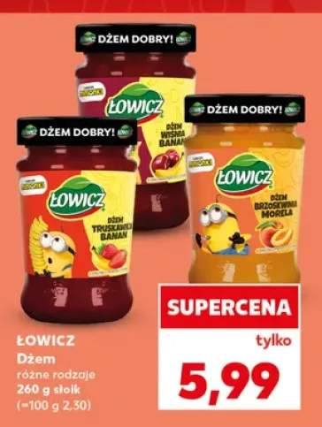 Dżem truskawka banan Łowicz +2 warianty
