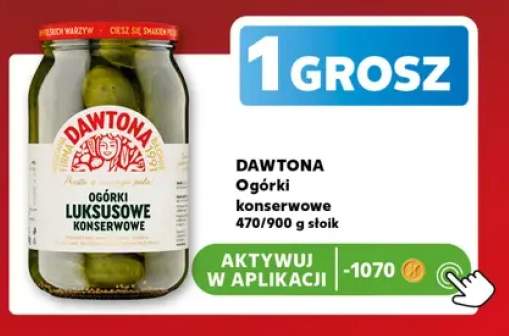 Ogórki luksusowe konserwowe Dawtona