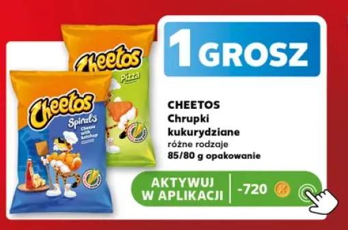 Chrupki kukurydziane Cheetos Pizza +1 wariant