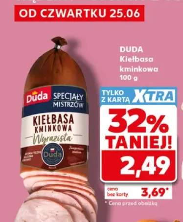 Kiełbasa kminkowa Duda