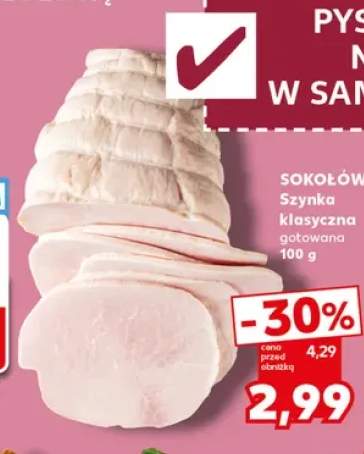 Szynka klasyczna gotowana Sokołów