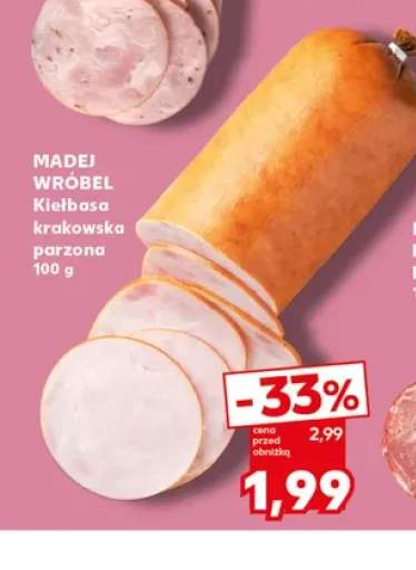 Kiełbasa krakowska parzona Madej Wróbel
