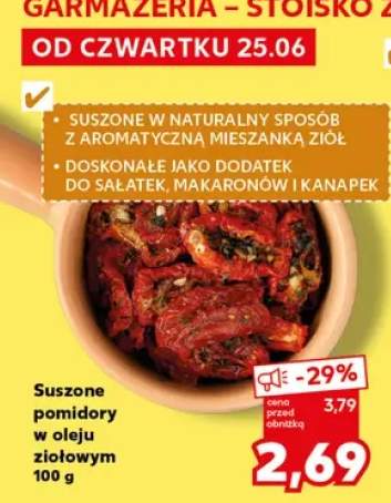 Suszone pomidory w oleju ziołowym