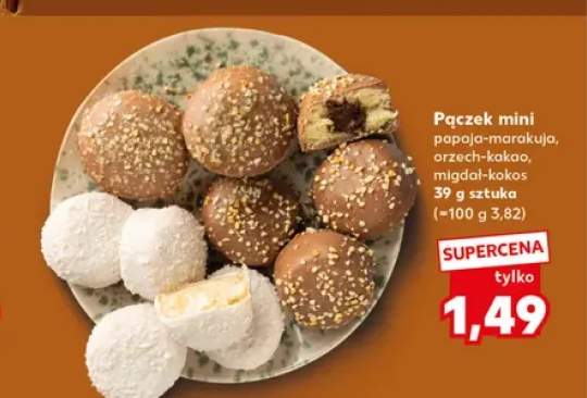 Pączek mini papaja-marakuja +2 warianty