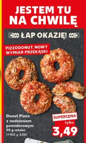 Donut Pizza z nadzieniem pomidorowym